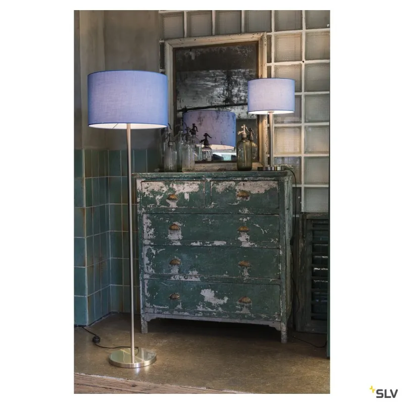 FENDA, lampadaire intérieur, gris, E27, 60W max