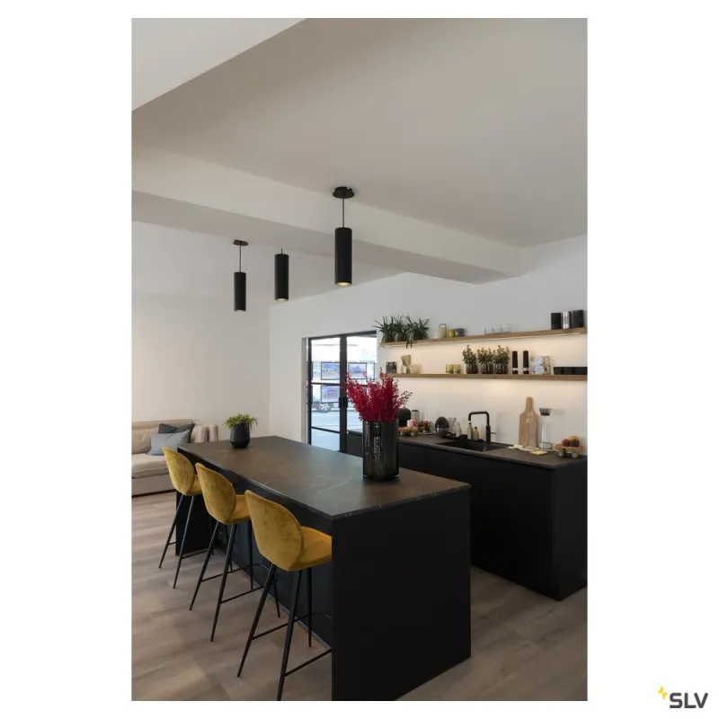 ENOLA, suspension intérieure, noir, E27, 60W max