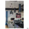 ENOLA, suspension intérieure, noir, E27, 60W max