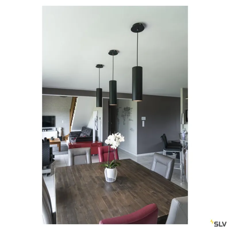 ENOLA, suspension intérieure, noir, E27, 60W max