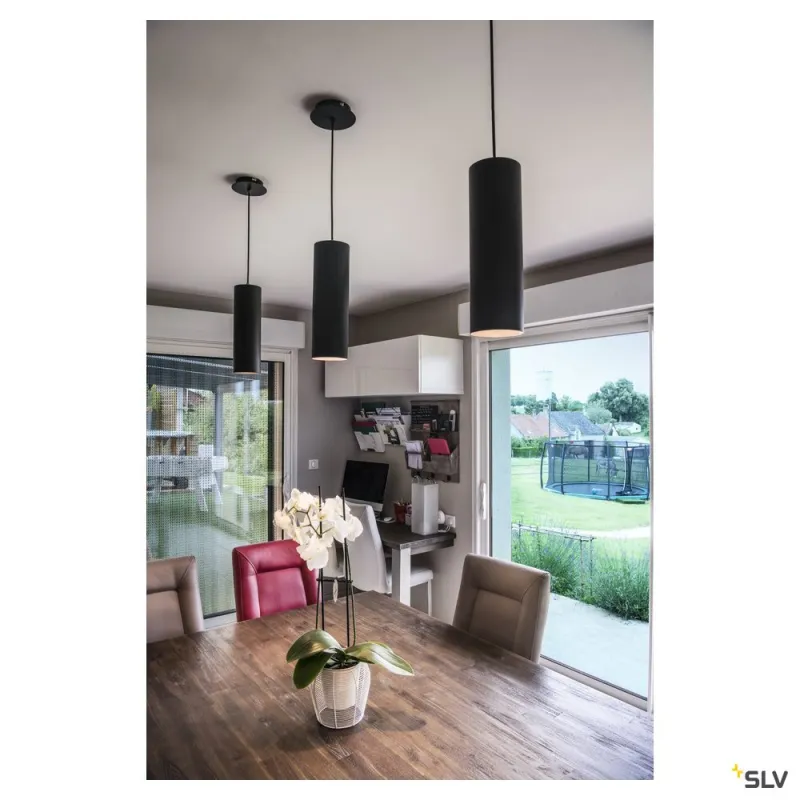 ENOLA, suspension intérieure, noir, E27, 60W max