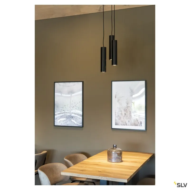 ENOLA, suspension intérieure, noir, E27, 60W max