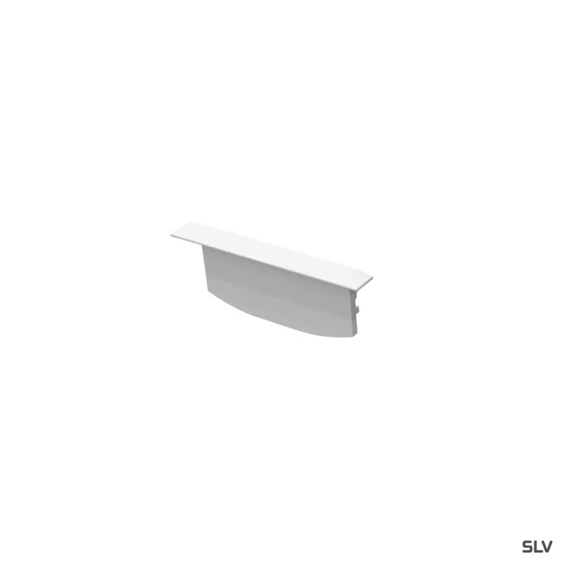 GRAZIA 60, embout pour profil à encastrer, blanc