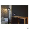 PHELIA, lampadaire intérieur, noir, E27, 23W max