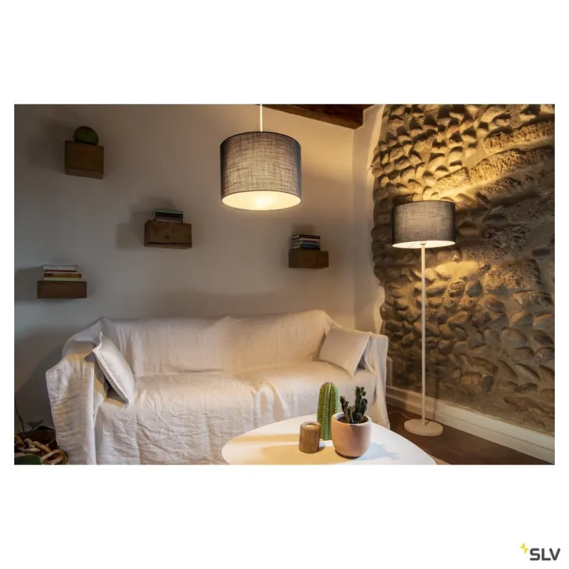 FENDA, lampadaire intérieur, blanc, E27, 60W max