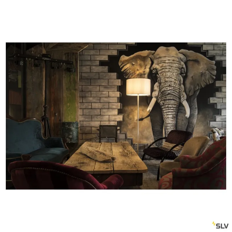 FENDA, lampadaire intérieur, blanc, E27, 60W max