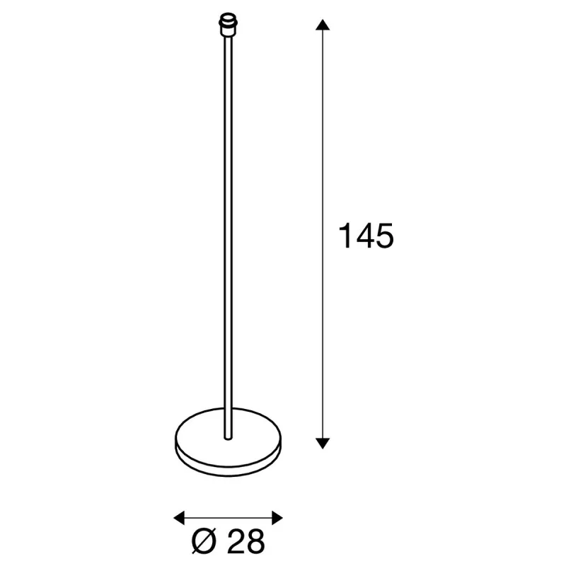 FENDA, lampadaire intérieur, blanc, E27, 60W max