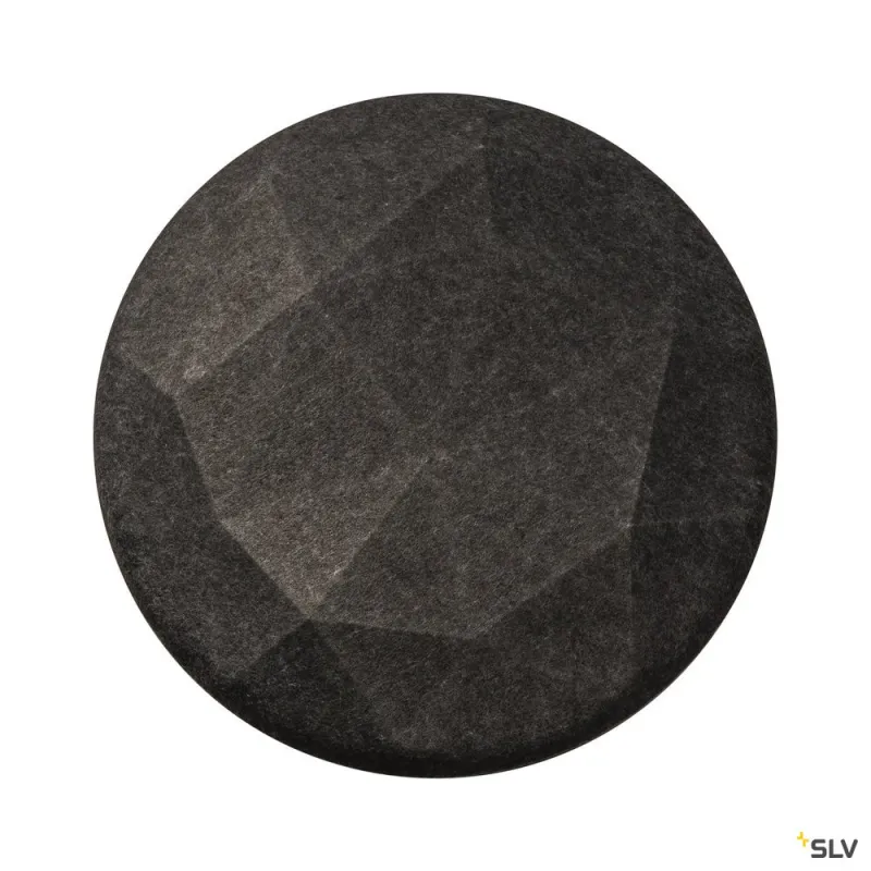 MANA 60, abat-jour, intérieur, rond, 60 cm, gris