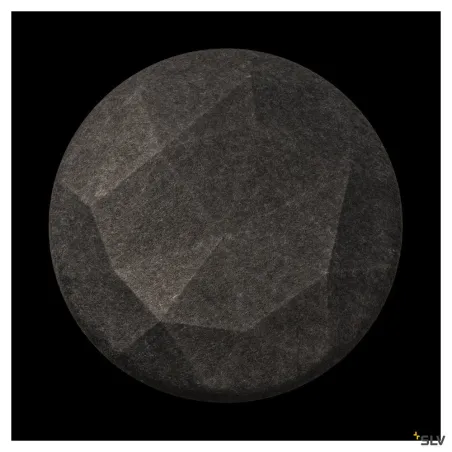 MANA 60, abat-jour, intérieur, rond, 60 cm, gris