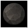 MANA 60, abat-jour, intérieur, rond, 60 cm, gris