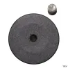 MANA 60, abat-jour, intérieur, rond, 60 cm, gris