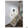 MANA 60, abat-jour, intérieur, rond, 60 cm, gris