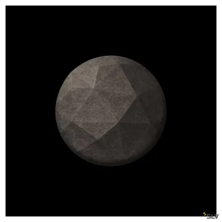 MANA 40, abat-jour, intérieur, rond, 40 cm, gris