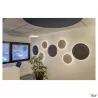MANA 40, abat-jour, intérieur, rond, 40 cm, gris