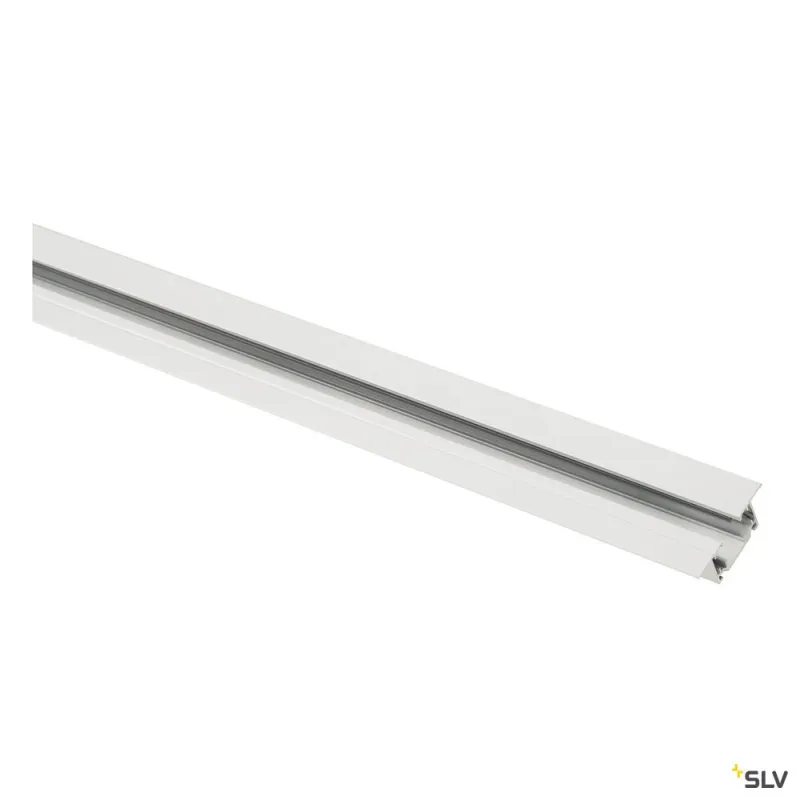Rail 1 allumage à encastrer, intérieur, 2m, blanc