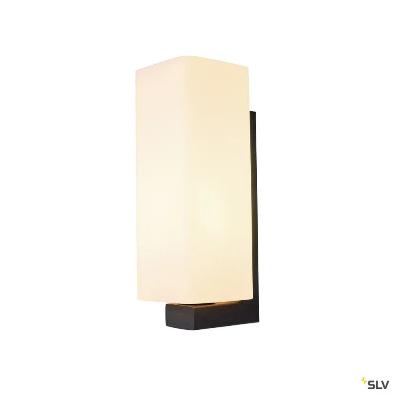 QUADRASS, applique intérieure, noir, E27, 40W max