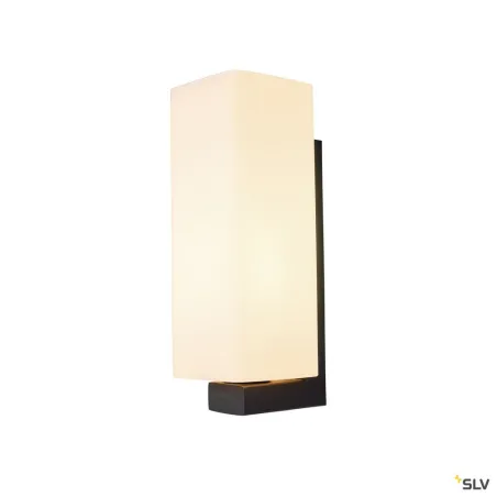QUADRASS, applique intérieure, noir, E27, 40W max