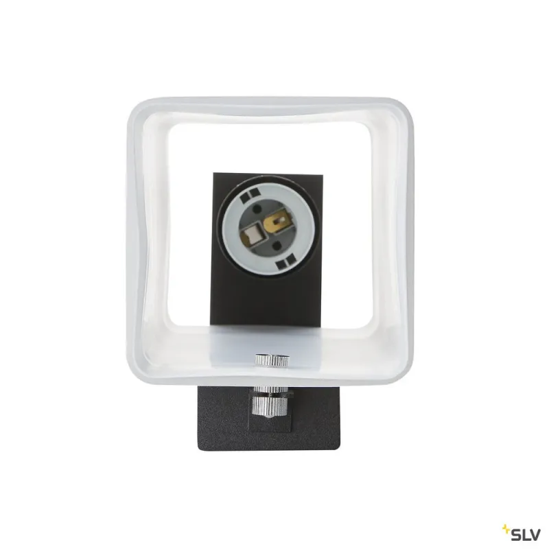 QUADRASS, applique intérieure, noir, E27, 40W max