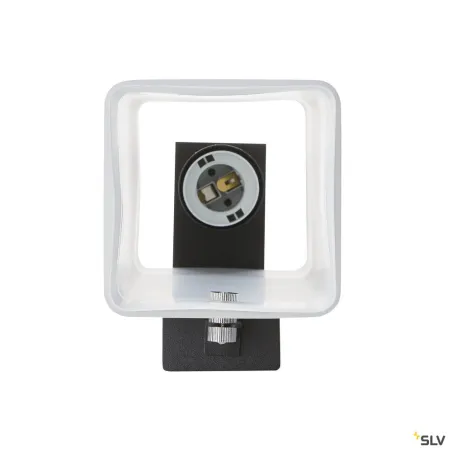 QUADRASS, applique intérieure, noir, E27, 40W max