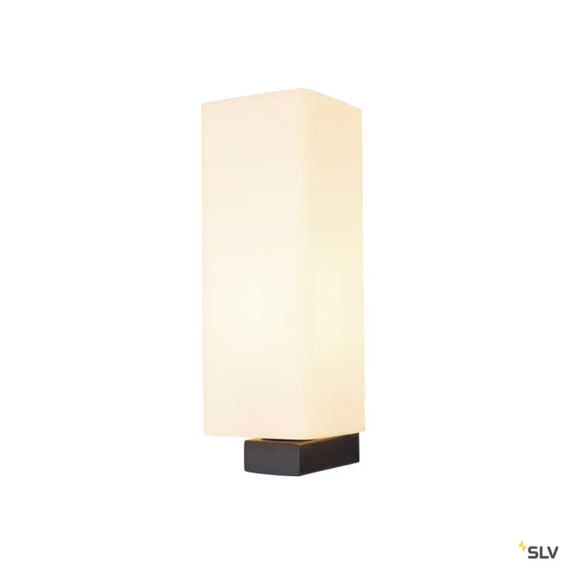 QUADRASS, applique intérieure, noir, E27, 40W max
