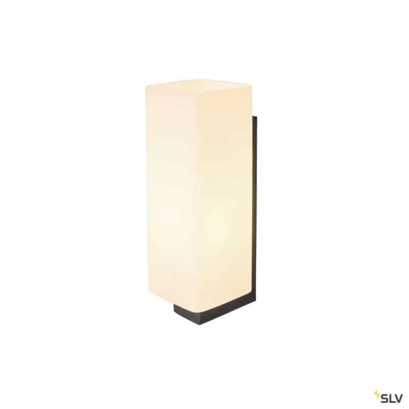 QUADRASS, applique intérieure, noir, E27, 40W max