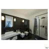 QUADRASS, applique intérieure, noir, E27, 40W max
