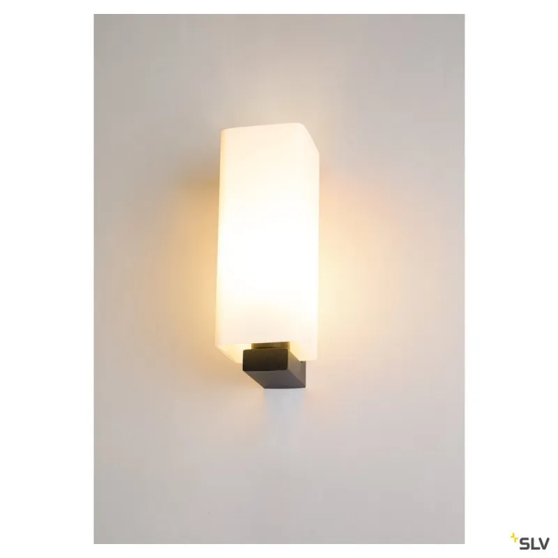 QUADRASS, applique intérieure, noir, E27, 40W max