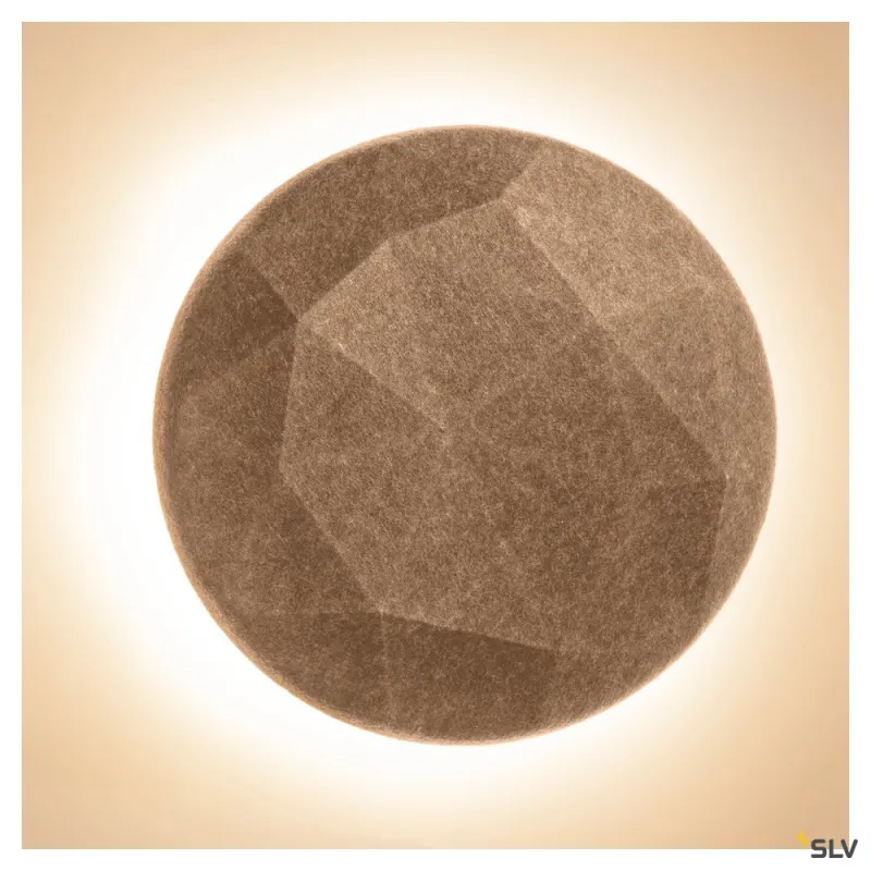 MANA 60, abat-jour, intérieur, rond, 60 cm, beige