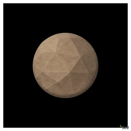 MANA 40, abat-jour, intérieur, rond, 40 cm, beige