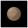 MANA 40, abat-jour, intérieur, rond, 40 cm, beige