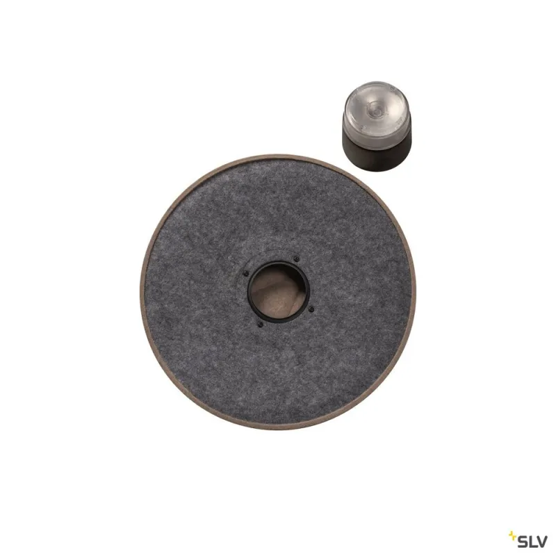 MANA 40, abat-jour, intérieur, rond, 40 cm, beige