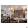 FENDA, abat-jour, intérieur, rond, Ø 45 cm, beige