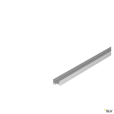 GRAZIA 20, profil en saillie, plat lisse, 3 m, alu