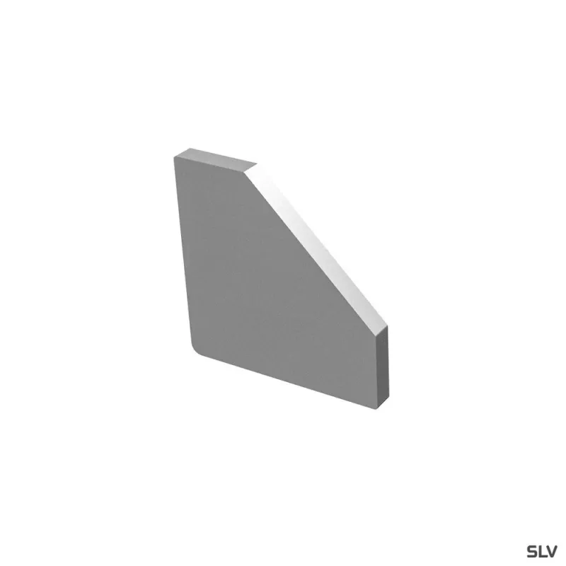 GRAZIA 10 EDGE, embout pour profil en saillie, alu