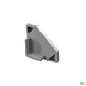 GRAZIA 10 EDGE, embout pour profil en saillie, alu