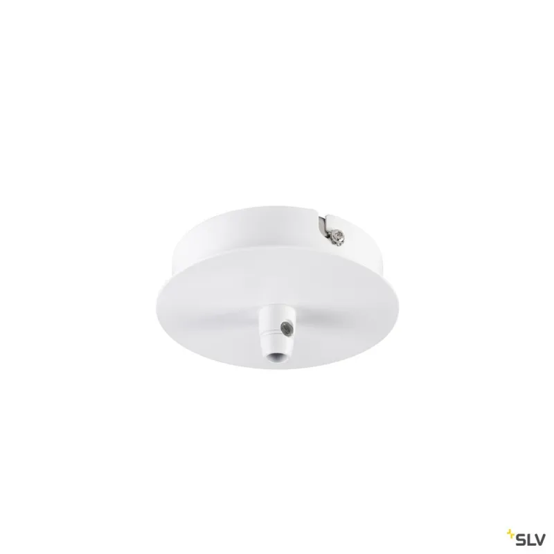 FITU, patère, intérieure, 1 passe-fil, ronde, blanc