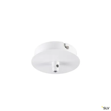 FITU, patère, intérieure, 1 passe-fil, ronde, blanc