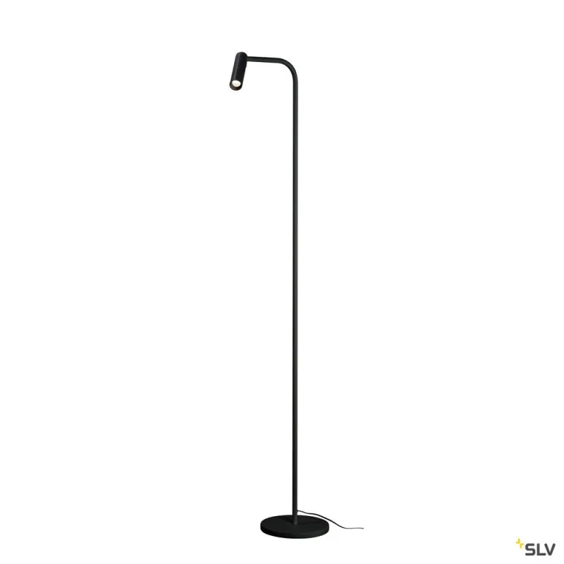 KARPO, lampadaire intérieur, noir, LED, 6,5W, 3000K