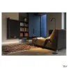 KARPO, lampadaire intérieur, noir, LED, 6,5W, 3000K
