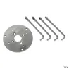 Accessoires de fixation pour béton, extérieur, inox