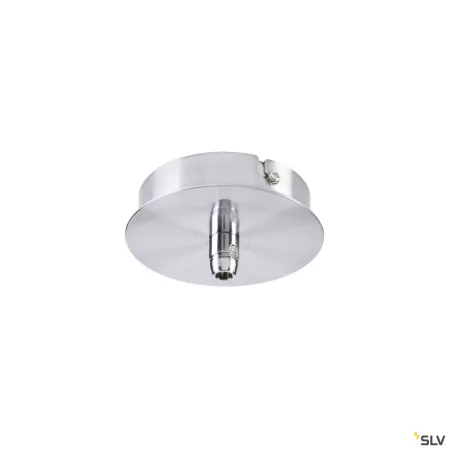 FITU, patère, intérieure, 1 passe-fil, ronde, chrome