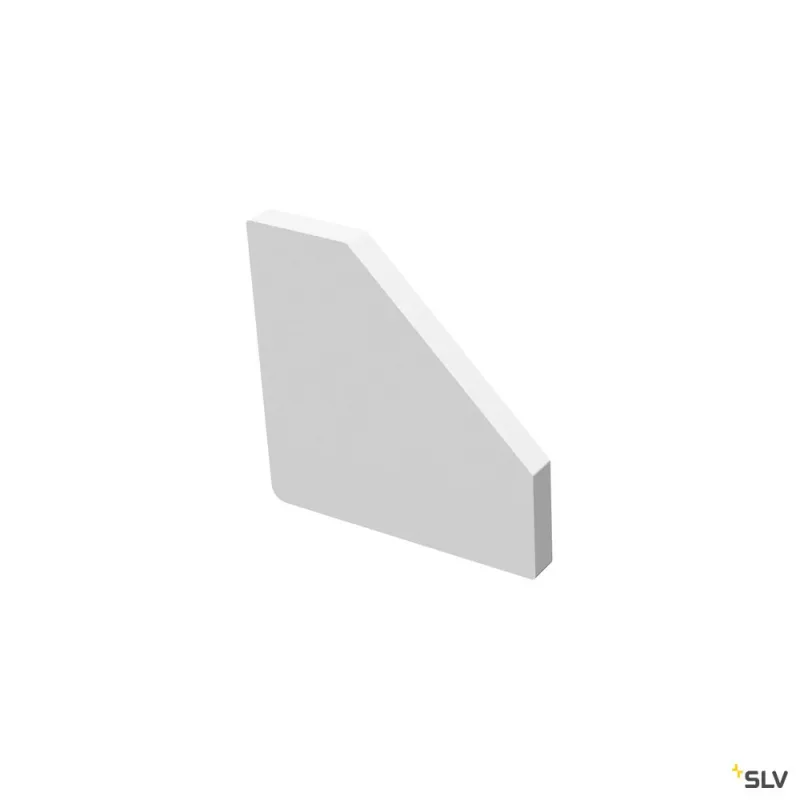 GRAZIA 10 EDGE, embout pour profil en saillie, blanc