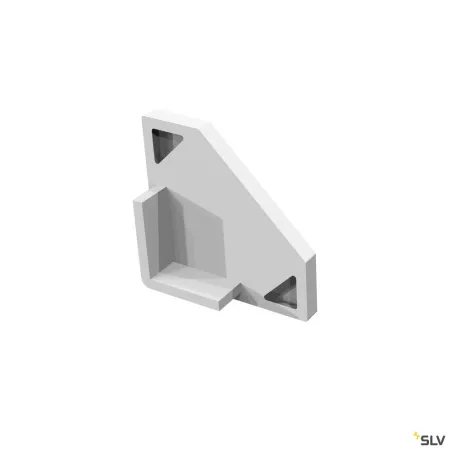 GRAZIA 10 EDGE, embout pour profil en saillie, blanc