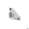 GRAZIA 10 EDGE, embout pour profil en saillie, blanc