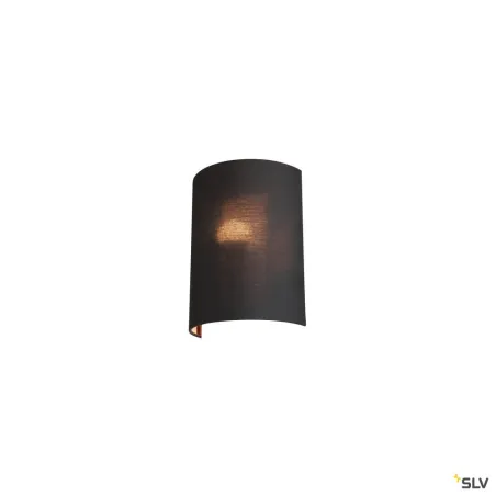 FENDA, abat jour demi-cercle, intérieur, noir/cuivre