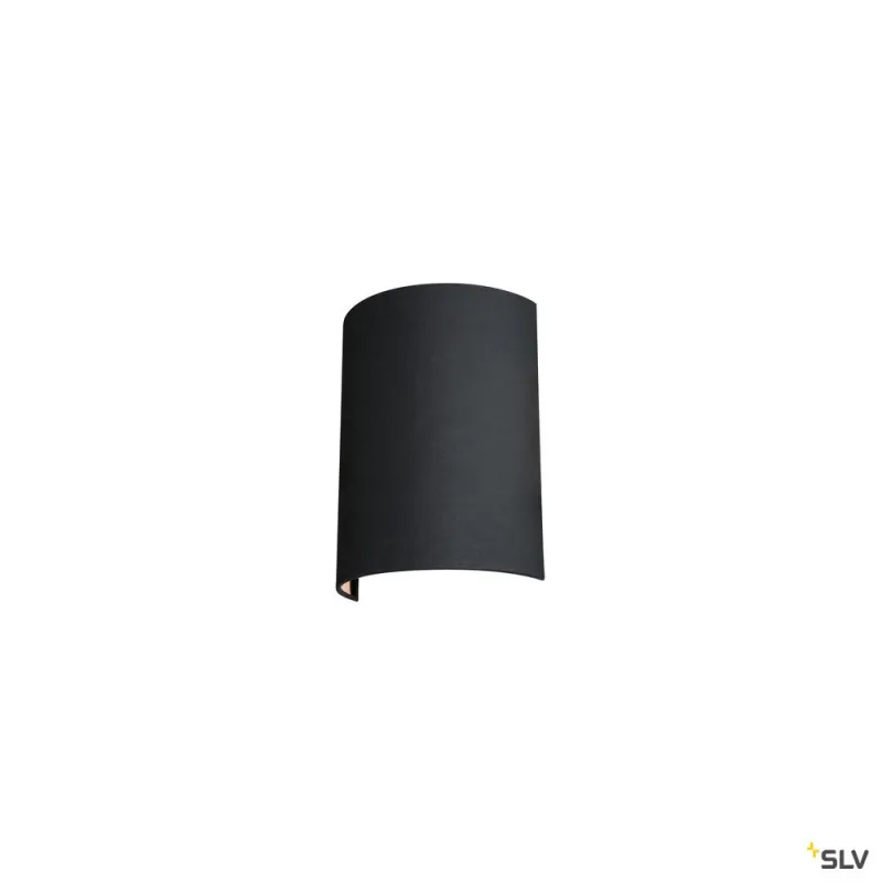 FENDA, abat jour demi-cercle, intérieur, noir/cuivre