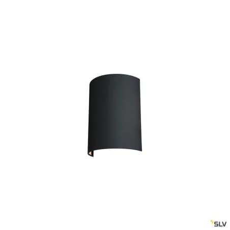 FENDA, abat jour demi-cercle, intérieur, noir/cuivre