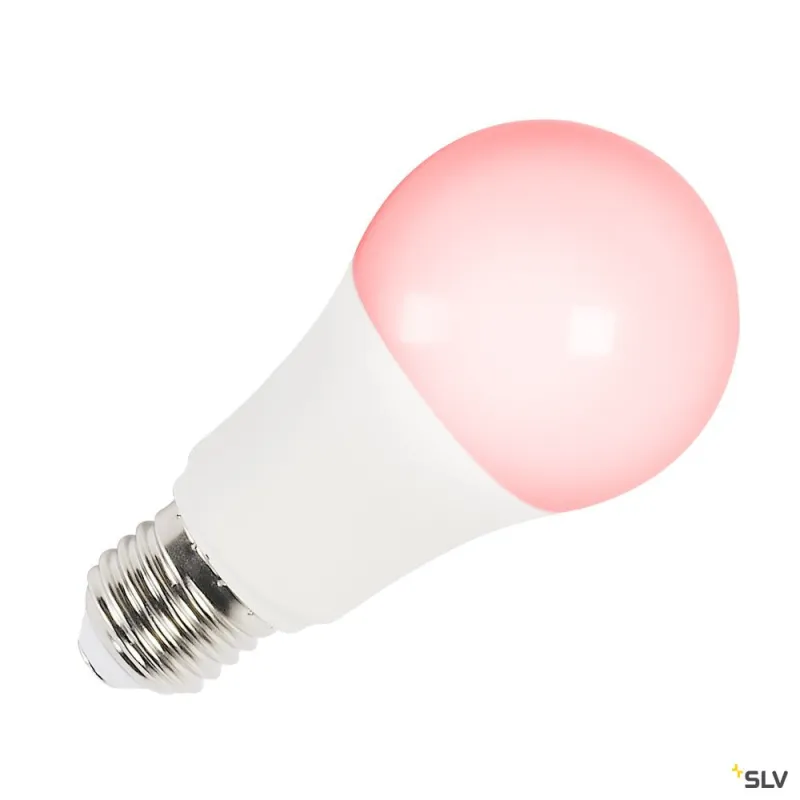 Source LED A60, E27, blanc, 9W, RGBW, smart, variable