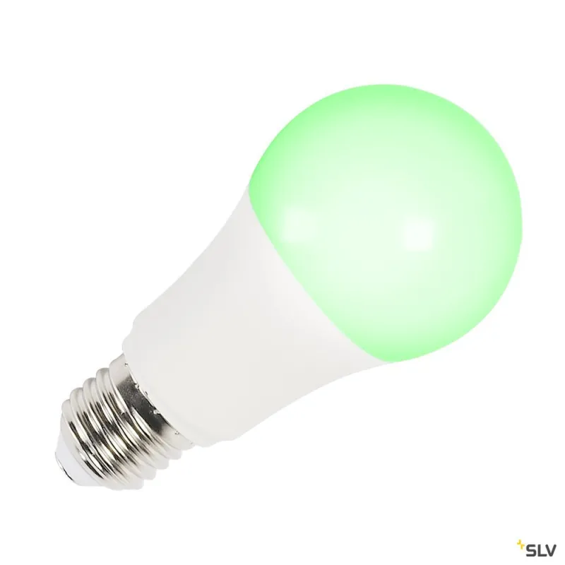 Source LED A60, E27, blanc, 9W, RGBW, smart, variable
