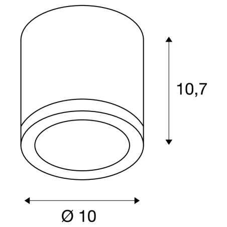 ENOLA C, plafonnier intérieur, blanc, LED, 12W, 3000K